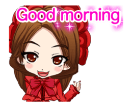 Lovely Gothic Dress Girl..... sticker #15612810