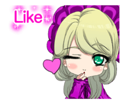 Lovely Gothic Dress Girl..... sticker #15612819