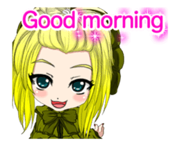 Lovely Gothic Dress Girl..... sticker #15612828