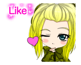 Lovely Gothic Dress Girl..... sticker #15612831