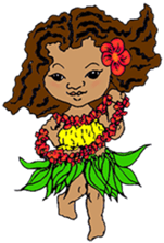 Hawaiian Hula Girl Leinani sticker #15612898