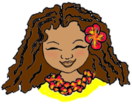 Hawaiian Hula Girl Leinani sticker #15612906