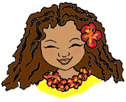 Hawaiian Hula Girl Leinani sticker #15612906