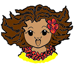 Hawaiian Hula Girl Leinani sticker #15612907