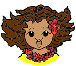 Hawaiian Hula Girl Leinani sticker #15612907