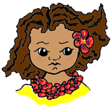Hawaiian Hula Girl Leinani sticker #15612908