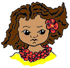 Hawaiian Hula Girl Leinani sticker #15612908