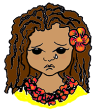 Hawaiian Hula Girl Leinani sticker #15612909