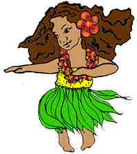 Hawaiian Hula Girl Leinani sticker #15612910
