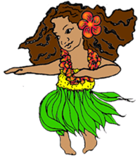 Hawaiian Hula Girl Leinani sticker #15612910