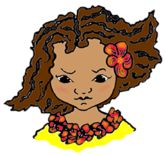 Hawaiian Hula Girl Leinani sticker #15612912
