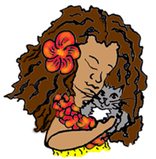 Hawaiian Hula Girl Leinani sticker #15612913