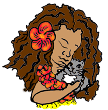 Hawaiian Hula Girl Leinani sticker #15612913