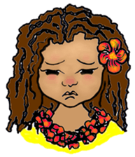 Hawaiian Hula Girl Leinani sticker #15612914