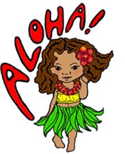 Hawaiian Hula Girl Leinani sticker #15612917