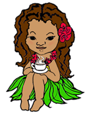 Hawaiian Hula Girl Leinani sticker #15612924