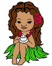 Hawaiian Hula Girl Leinani sticker #15612924