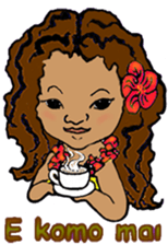 Hawaiian Hula Girl Leinani sticker #15612925