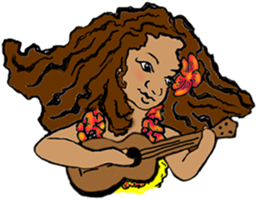 Hawaiian Hula Girl Leinani sticker #15612929