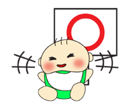 Cute Baby's feelings sticker #15613146