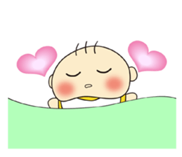 Cute Baby's feelings sticker #15613149
