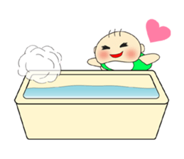 Cute Baby's feelings sticker #15613154