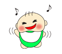 Cute Baby's feelings sticker #15613155