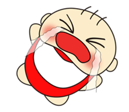 Cute Baby's feelings sticker #15613157