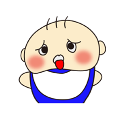 Cute Baby's feelings sticker #15613165