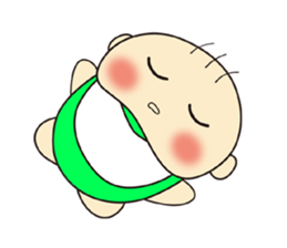 Cute Baby's feelings sticker #15613173