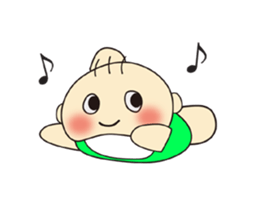 Cute Baby's feelings sticker #15613175