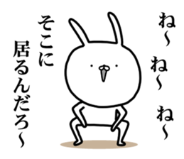 And I was sending a rabbit again today sticker #15613989