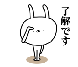And I was sending a rabbit again today sticker #15613997