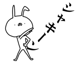 And I was sending a rabbit again today sticker #15614019