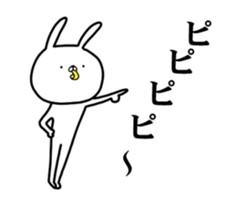 And I was sending a rabbit again today sticker #15614025