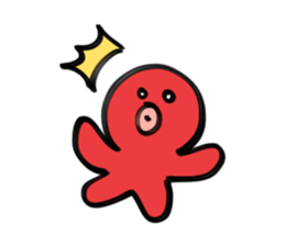 Sticker of the octopus sticker #15614075