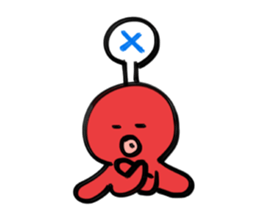 Sticker of the octopus sticker #15614091