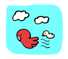 Sticker of the octopus sticker #15614095