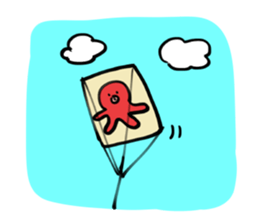 Sticker of the octopus sticker #15614101