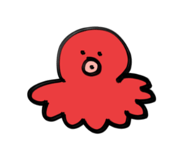 Sticker of the octopus sticker #15614102