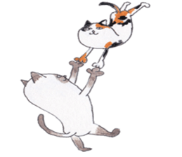 kotaro of a cat and a friend sticker #15614827