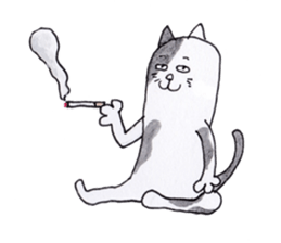 kotaro of a cat and a friend sticker #15614828