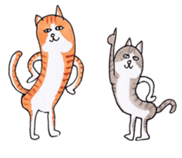kotaro of a cat and a friend sticker #15614830