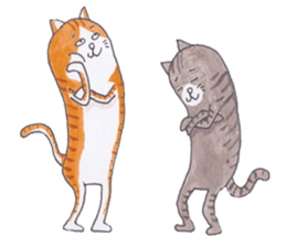 kotaro of a cat and a friend sticker #15614831