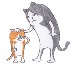 kotaro of a cat and a friend sticker #15614838
