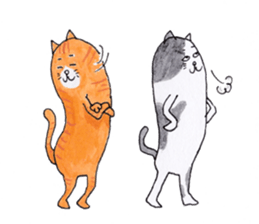 kotaro of a cat and a friend sticker #15614839