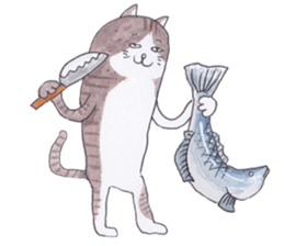 kotaro of a cat and a friend sticker #15614841