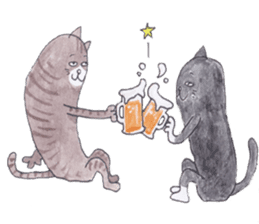 kotaro of a cat and a friend sticker #15614842