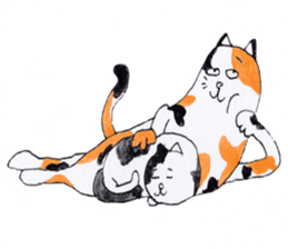 kotaro of a cat and a friend sticker #15614847