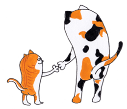 kotaro of a cat and a friend sticker #15614853